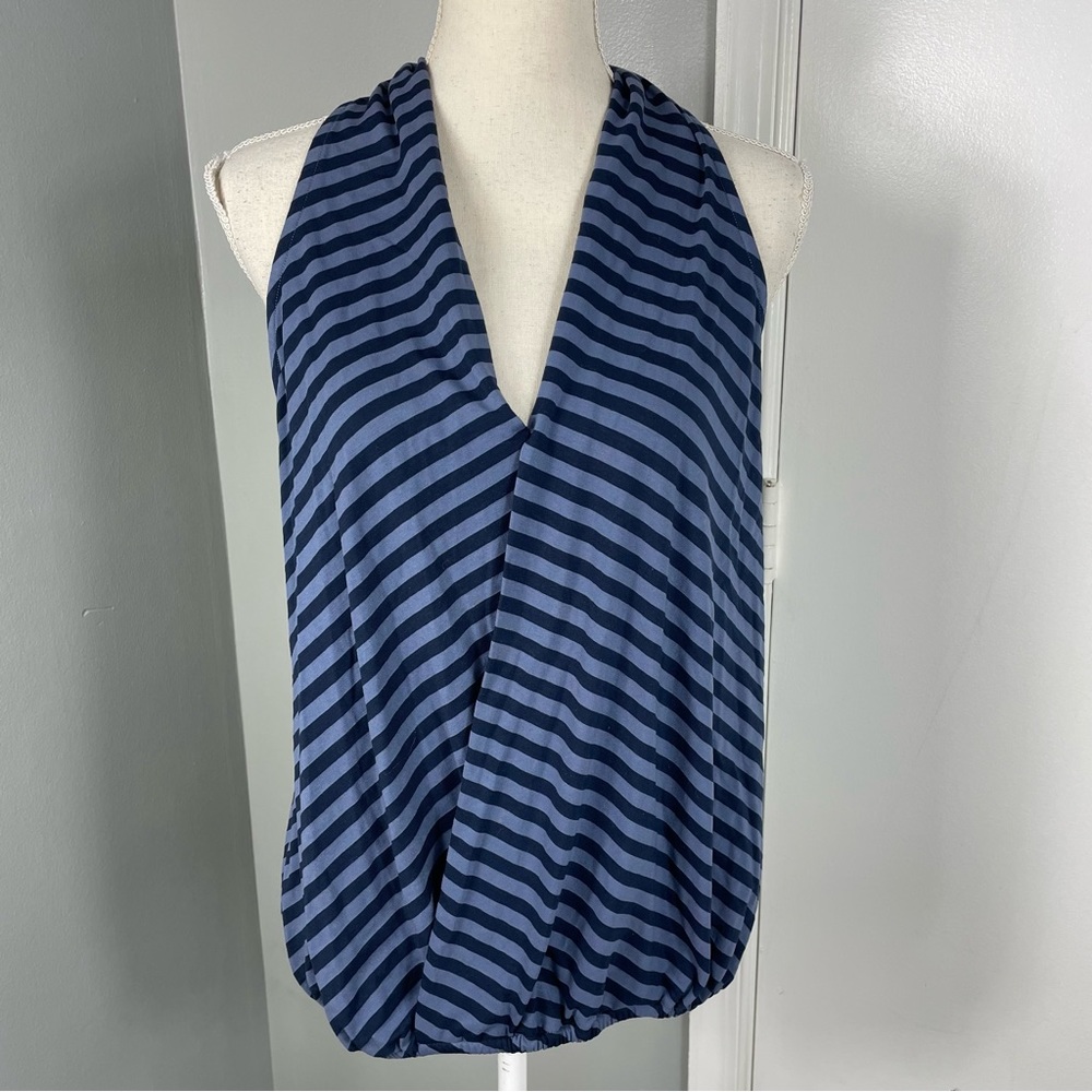 Splendid‎ || Striped Wrap Blouse Size L